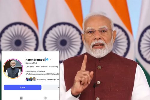 इन्स्टाग्राममा १० करोड फलोअर्स पार गर्ने पहिलो नेता बने मोदी