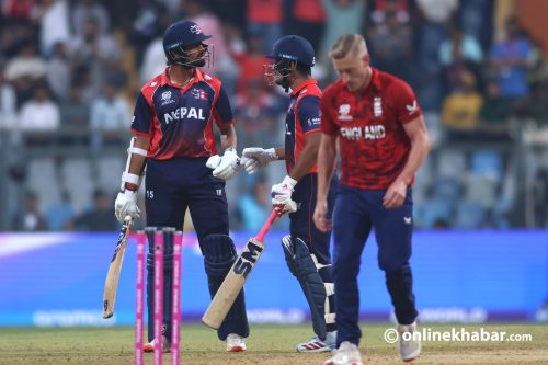 इंग्ल्यान्डविरुद्ध अब्बल प्रदर्शन, फिनिसिङमा फेरि स्तब्ध