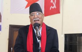 कांग्रेस–एमालेसँग सहकार्य गरिराख्ने तर समीकरण नगर्ने नीति लिएका छौं : प्रचण्ड