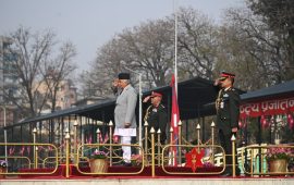 टुँडिखेलमा मनाइयो प्रजातन्त्र दिवस, राष्ट्रपति सहभागी