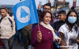 रास्वपाले विजयी र्‍याली नगर्ने