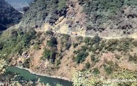 रुद्रवेणी–वामीटक्सार सडकखण्ड आजदेखि १५ फागुनसम्म अवरुद्ध हुने