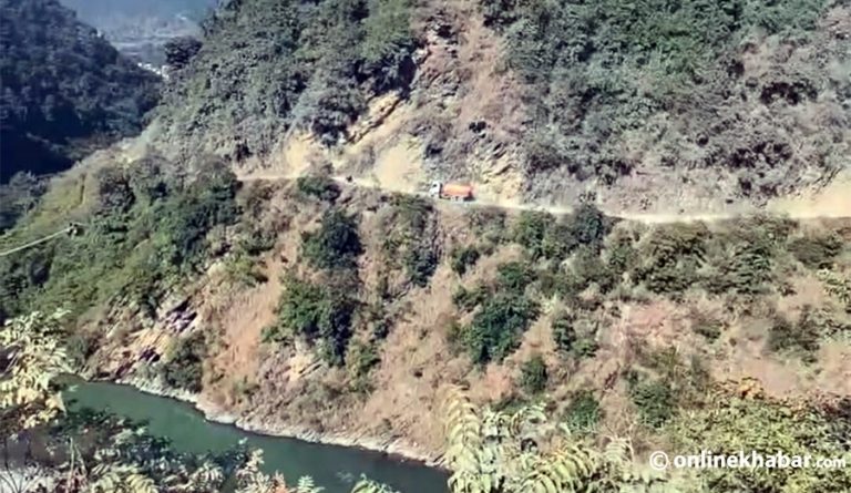 रुद्रवेणी–वामीटक्सार सडकखण्ड आजदेखि १५ फागुनसम्म अवरुद्ध हुने