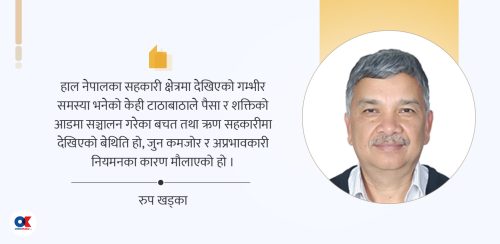 सहकारीको नियमन र केही सुझाव