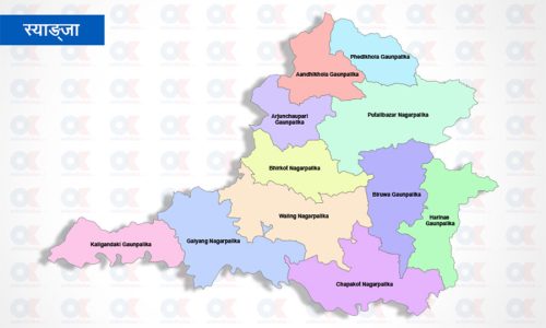 स्याङ्जाका ८ पालिकामा आज सार्वजनिक बिदा