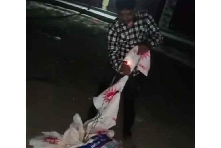 सप्तरीमा एमालेको झण्डामा आगजनी गर्ने निर्वाचन प्रहरी पक्राउ