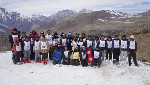 मुक्तिनाथमा पाँचौं राष्ट्रिय स्की प्रतियोगिता सम्पन्न