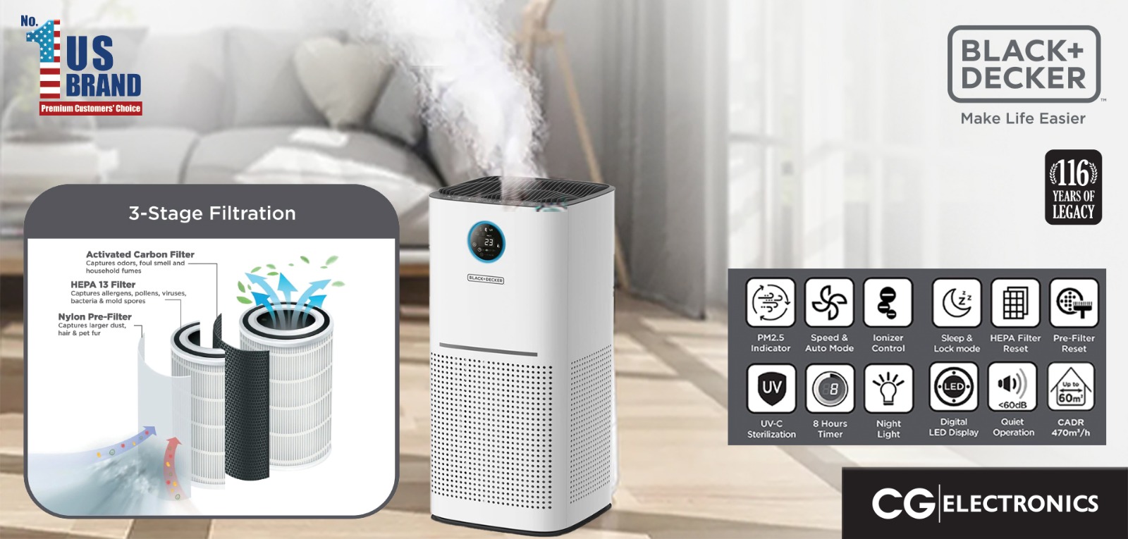 बढ्दो वायु प्रदूषणप्रति ब्ल्याक प्लस डेकरको ध्यानाकर्षण : स्वच्छ र स्वस्थ वातावरणलाई सीजी इलेक्ट्रोनिक्सको प्रतिबद्धता