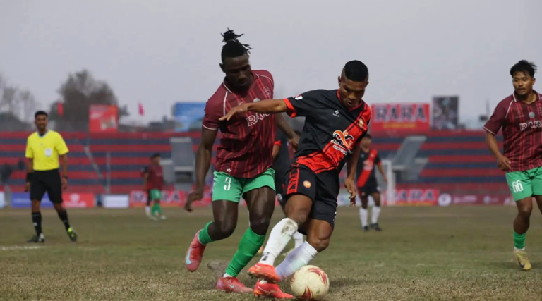 आयोजक सहारा क्लब आहा रारा पोखरा गोल्डकपको क्वाटरफाइनलमा