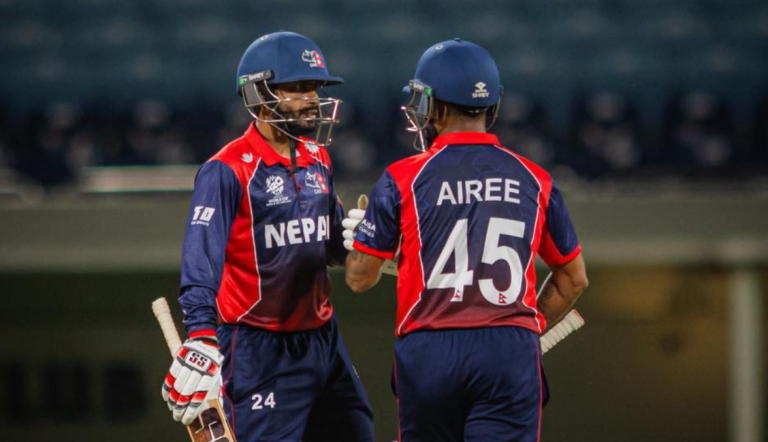 आरिफ र दीपेन्द्रको अर्धशतकमा नेपालले वार्म अप खेलमा यूएईलाई हरायो