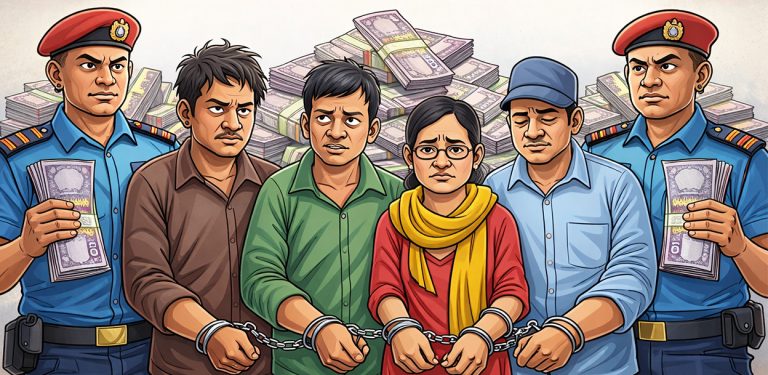 नक्कली नेपाली नोटका चार जना कारोबारी पक्राउ