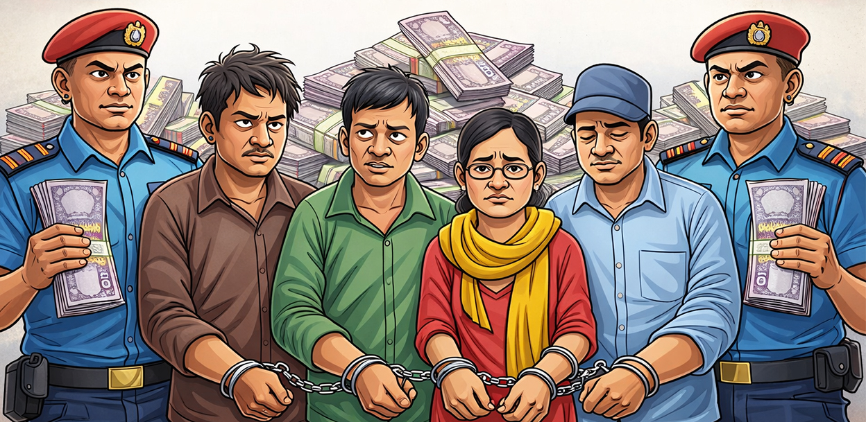 नक्कली नेपाली नोटका चार जना कारोबारी पक्राउ