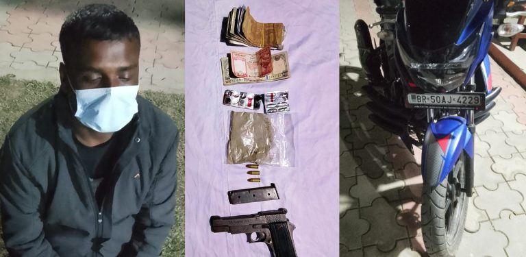 सुनसरीमा पेस्तोलसहित भारतीय नागरिक पक्राउ