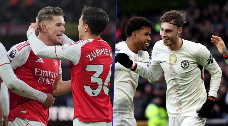 आर्सनललाई ९ अंकको अग्रता, पाल्मरको ह्याट्रिकमा चेल्सीको जित