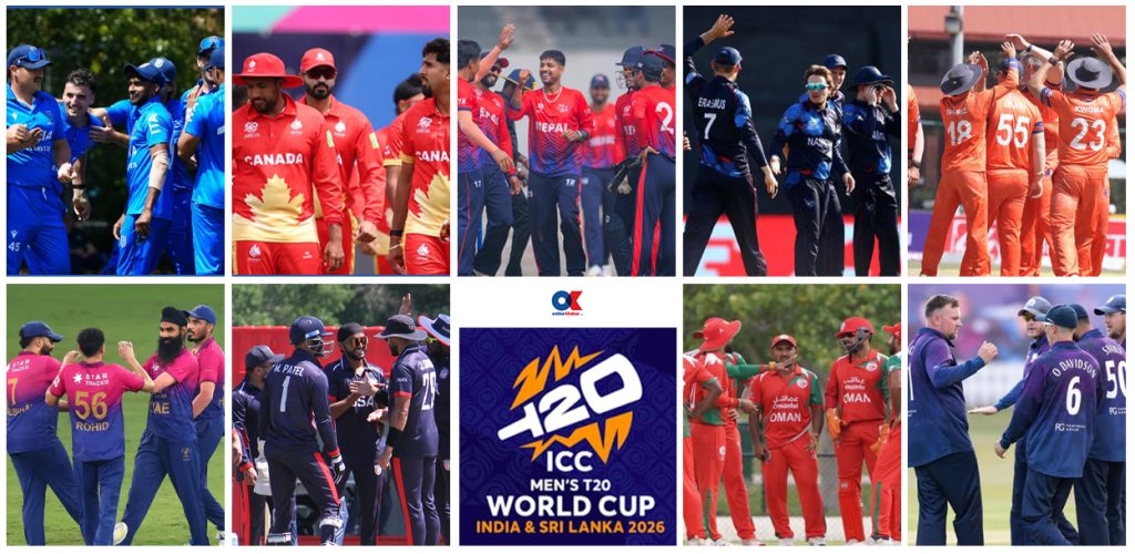 आईसीसी टी–२० विश्वकपमा आफ्नो क्षमता देखाउन तयार ८ एसोसिएट राष्ट्र
