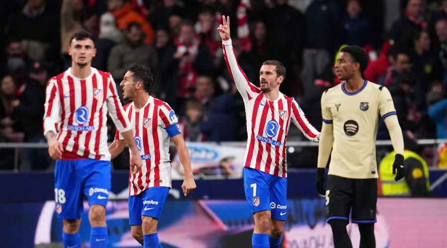 बार्सिलोनामाथि एट्लेटिकोको फराकिलो जित