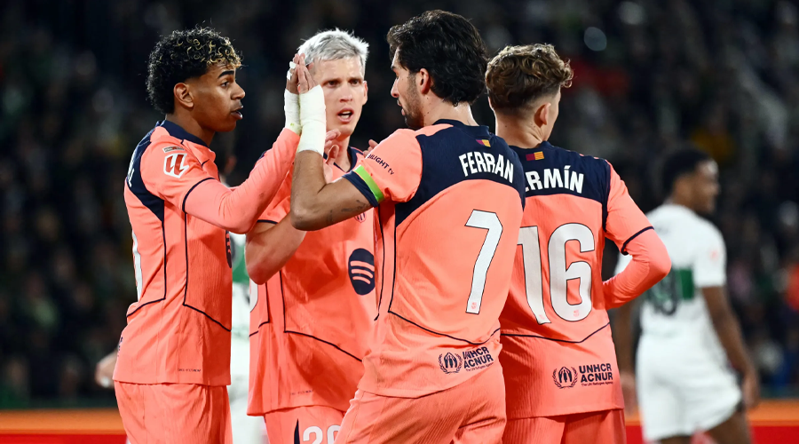 ला लिगामा शीर्षस्थानको बार्सिलोनाले अग्रता बढायो