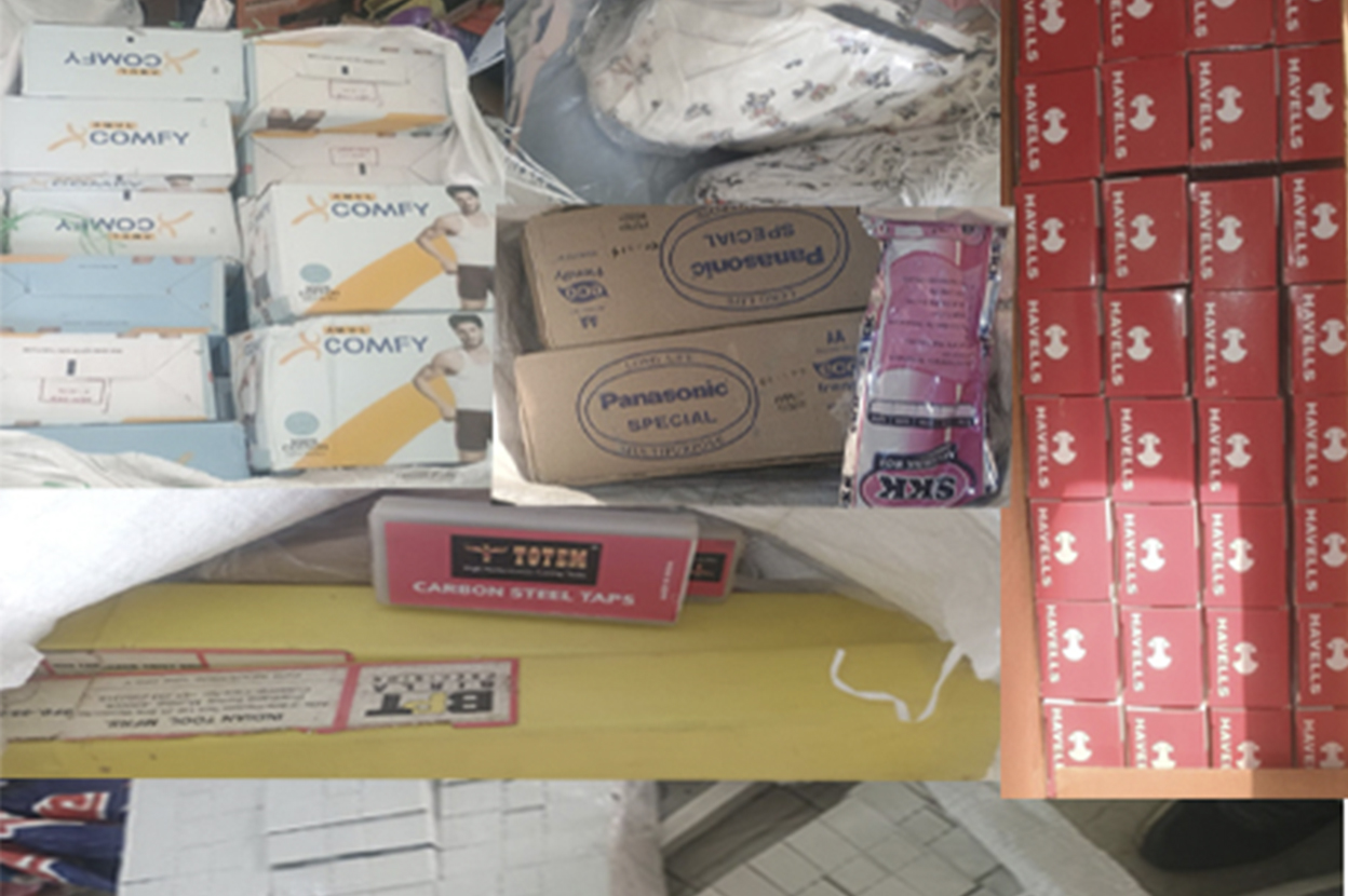 चार लाख रुपैयाँ बढीको भन्सार छलीको सामग्री बरामत