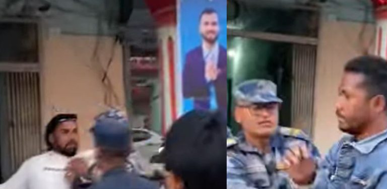 एमालेको नारा लगाउँदै दाङमा रास्वपा सम्पर्क कार्यालय तोडफोड