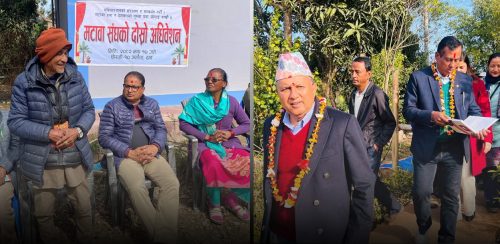 चुनावी प्रचारको केन्द्रमा थारू गाउँ, ‘मटावा’ फकाउँदै उम्मेदवार