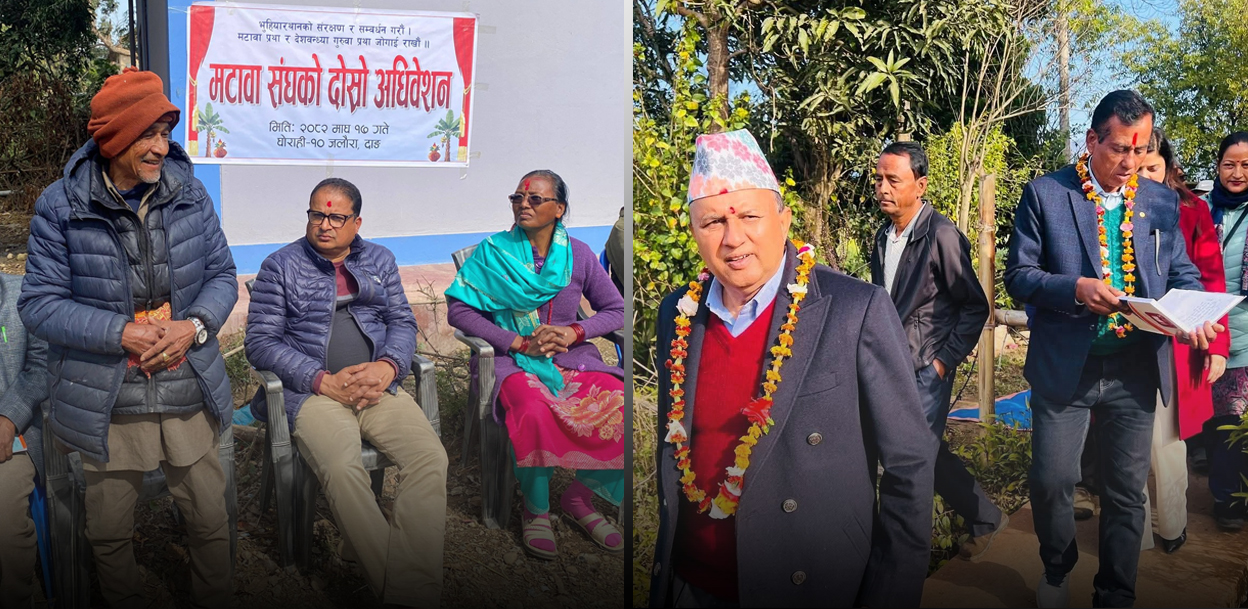 चुनावी प्रचारको केन्द्रमा थारु गाउँ, ‘महटावा’ फकाउँदै उम्मेदवार