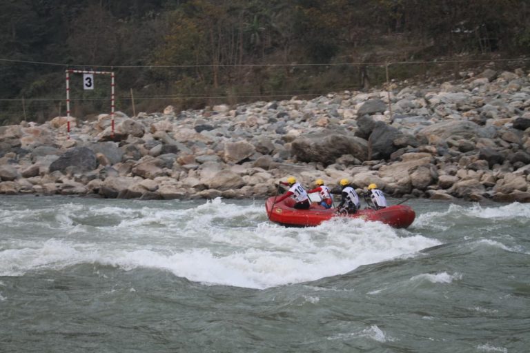 राफ्ट स्लोलाममा नेपाल राफ्ट एण्ड कायक क्लब प्रथम