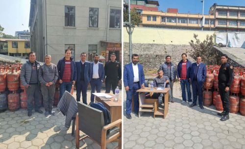 वितरण प्रणालीको असफलता छोप्न आयल निगमको ‘स्टन्ट’ : आफ्नै आँगनमा ग्यास पसल