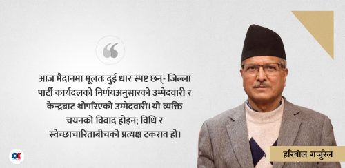 ग्राहकबिनाको पसल खोल्दैनौँ, विधि-पद्धतिको पक्षमा उभिन्छौं