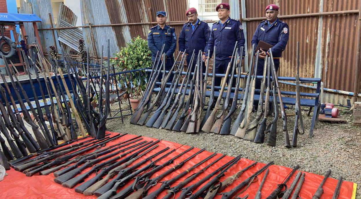 निर्वाचनको मुखमा बन्दुक भेटिए, भेटिएनन् बन्दुकधारी