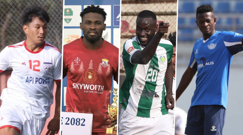 राष्ट्रिय लिग फुटबलमा ह्‍याट्रिक गर्ने खेलाडीहरू