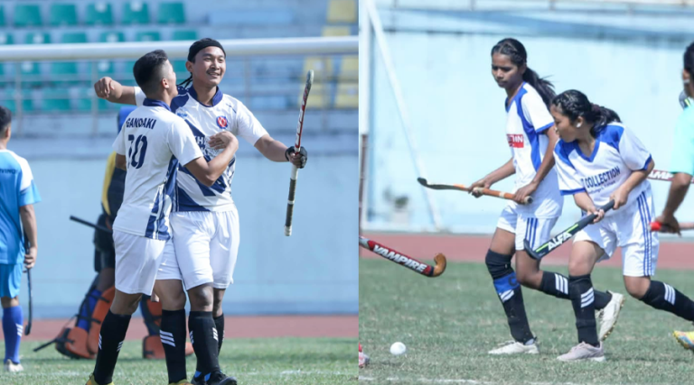 दोस्रो राष्ट्रिय हक्की प्रतियोगितामा गण्डकीको दोहोरो जित