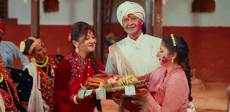 होली गीत होरी लिएर आए गायक कृष्ण विक, भिडियोमा राजेश र उषाको अभिनय