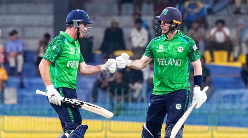 आयरल्यान्डले बनायो टी-२० विश्वकप २०२६ को उच्च योगफल