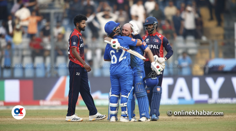 वाङ्खेडे स्टेडियममा इटलीको ऐतिहासिक जित (तस्वीरहरू)