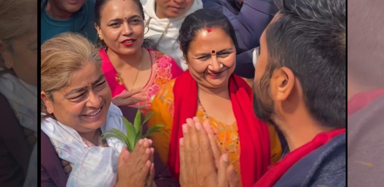 चितवनमा रविसँग कांग्रेस उम्मेदवारकाे जम्काभेट, स्वस्थ प्रतिस्पर्धा गर्ने बाचा