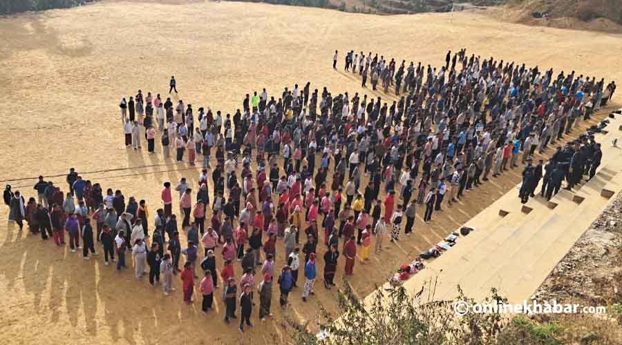 खोटाङमा यसरी हुँदैछ निर्वाचन प्रहरीका लागि तालिम