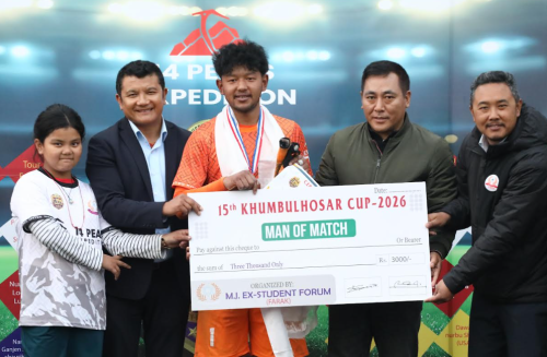 आयोजक महेन्द्र ज्योति र नाम्चे खुम्बु ल्होसार कपको फाइनलमा
