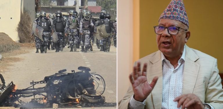 गौर तनावप्रति माधवको चिन्ता- हिन्दु वा मुस्लिम कोही जोखिममा पर्नुहुन्न