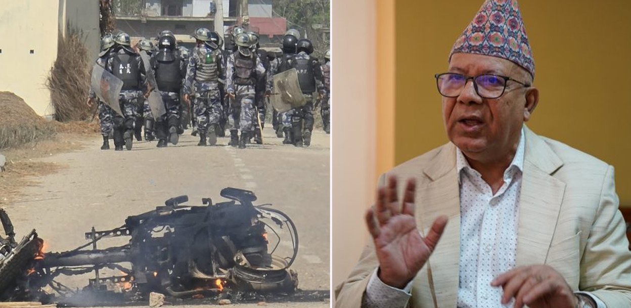 गौर तनावप्रति माधवको चिन्ता- हिन्दु वा मुस्लिम कोही जोखिममा पर्नुहुन्न