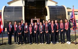 न्यु डायमन्डका सलिना र सुमित्रासँगै मीनाले पुलिसबाट काभा महिला क्लब भलिबल खेल्ने