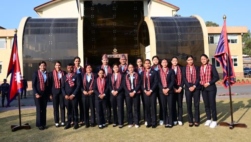 न्युडायमण्डका सलिना र सुमित्रासँगै मिनाले पुलिस क्लबबाट काभा महिला क्लब भलिबल