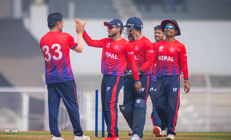 टी-२० विश्वकपको पहिलो वार्म अप खेलमा नेपालले यूएईसँग खेल्दै
