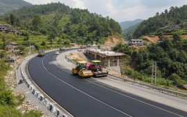 नौबिसे-नागढुंगा सडक खण्ड : ८५ प्रतिशत काम सकियो