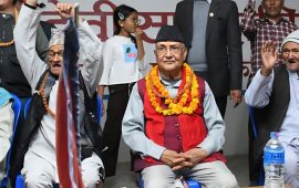 ‘समृद्ध नेपाल, सुखी नेपाली’ वेदले भनेको कुरा हाे : ओली