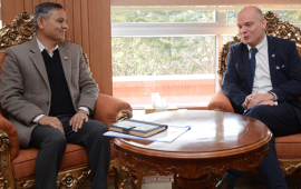 यूएनओडीसी क्षेत्रीय प्रतिनिधिले भेटे गृहमन्त्री    