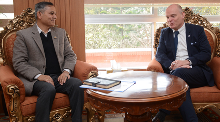 यूएनओडीसी क्षेत्रीय प्रतिनिधिले भेटे गृहमन्त्री    