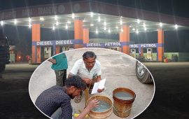 सिरहामा डिजेलमा पानी मिसाएर बेचेको आरोप