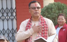 निर्वाचित भए पाउने सेवासुविधा जनताको सेवामा लगाउने उम्मेदवार दवाडीको घोषणा