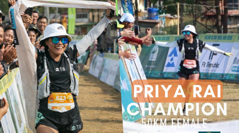 म्यानमारमा भएको अल्ट्रा ट्रेल रनमा प्रिया राईले जितिन् स्वर्ण