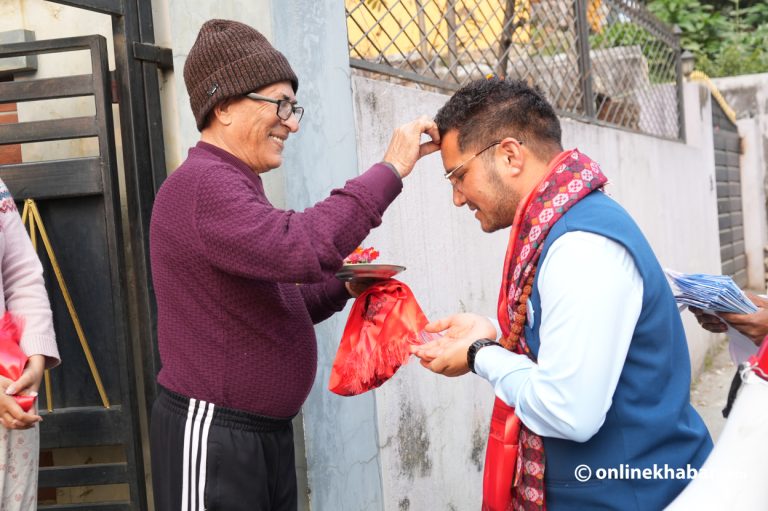 बूढानीलकण्ठ-९ मा रास्वपाका बम अगाडि